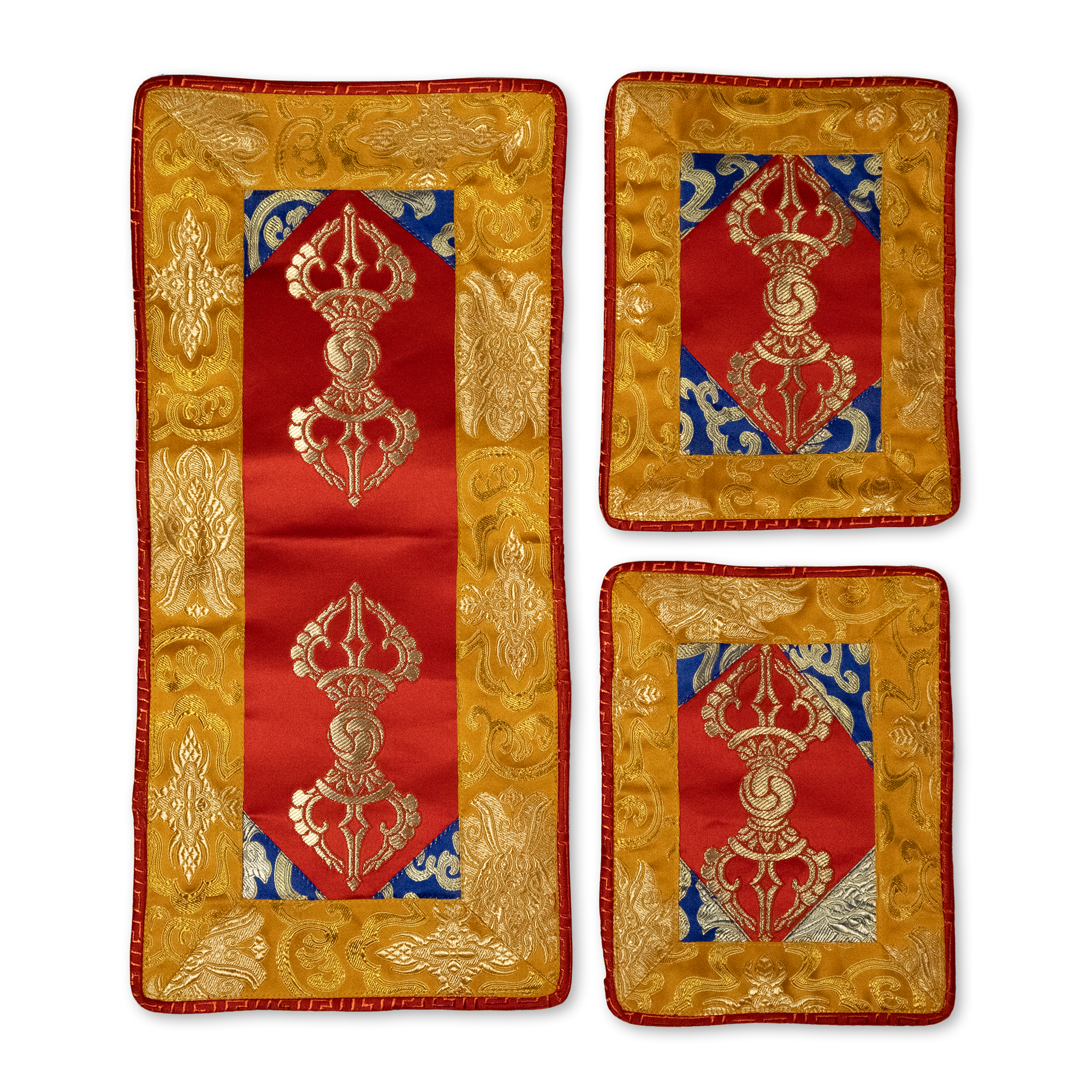 Brocade Vajra and Bell Placemat