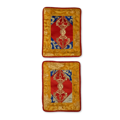 Brocade Vajra and Bell Placemat