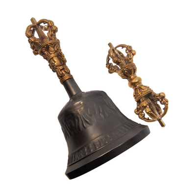 Very Fine Bronze Bell and Vajra