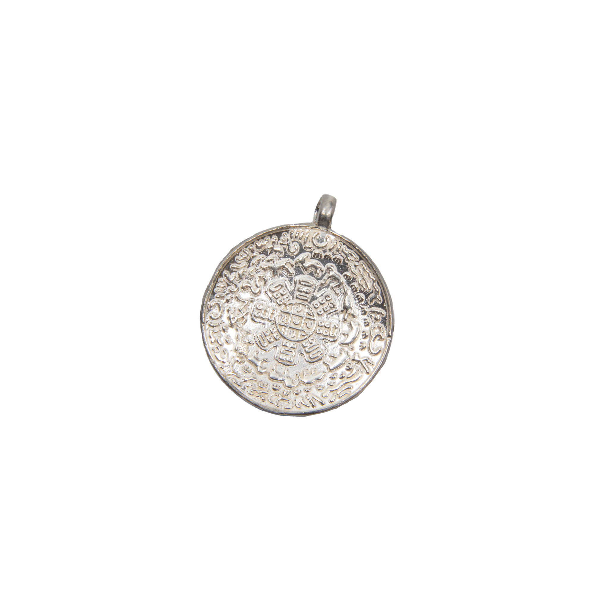 Silver Astrological Amulet