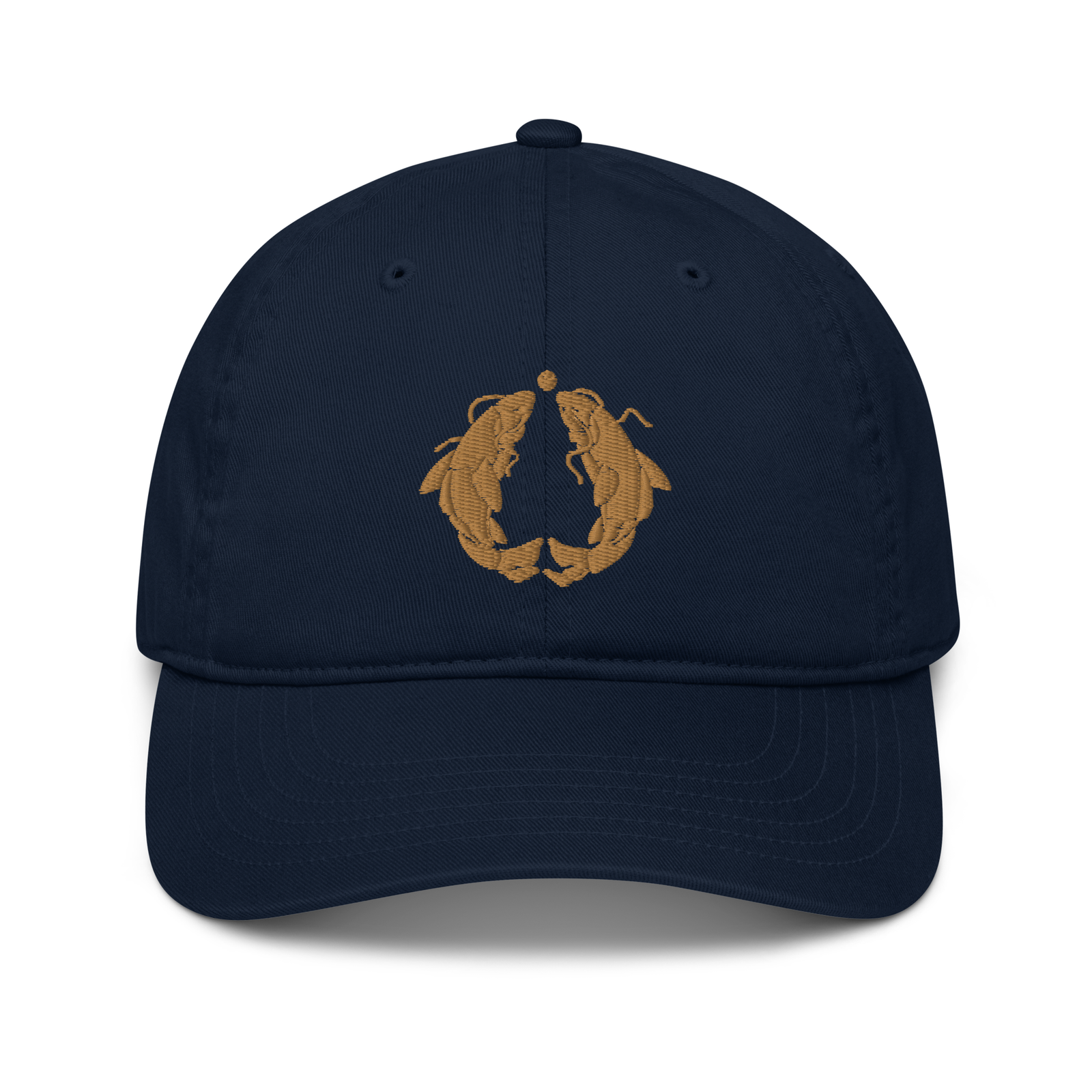 Auspicious Fishes Organic Cotton Hat