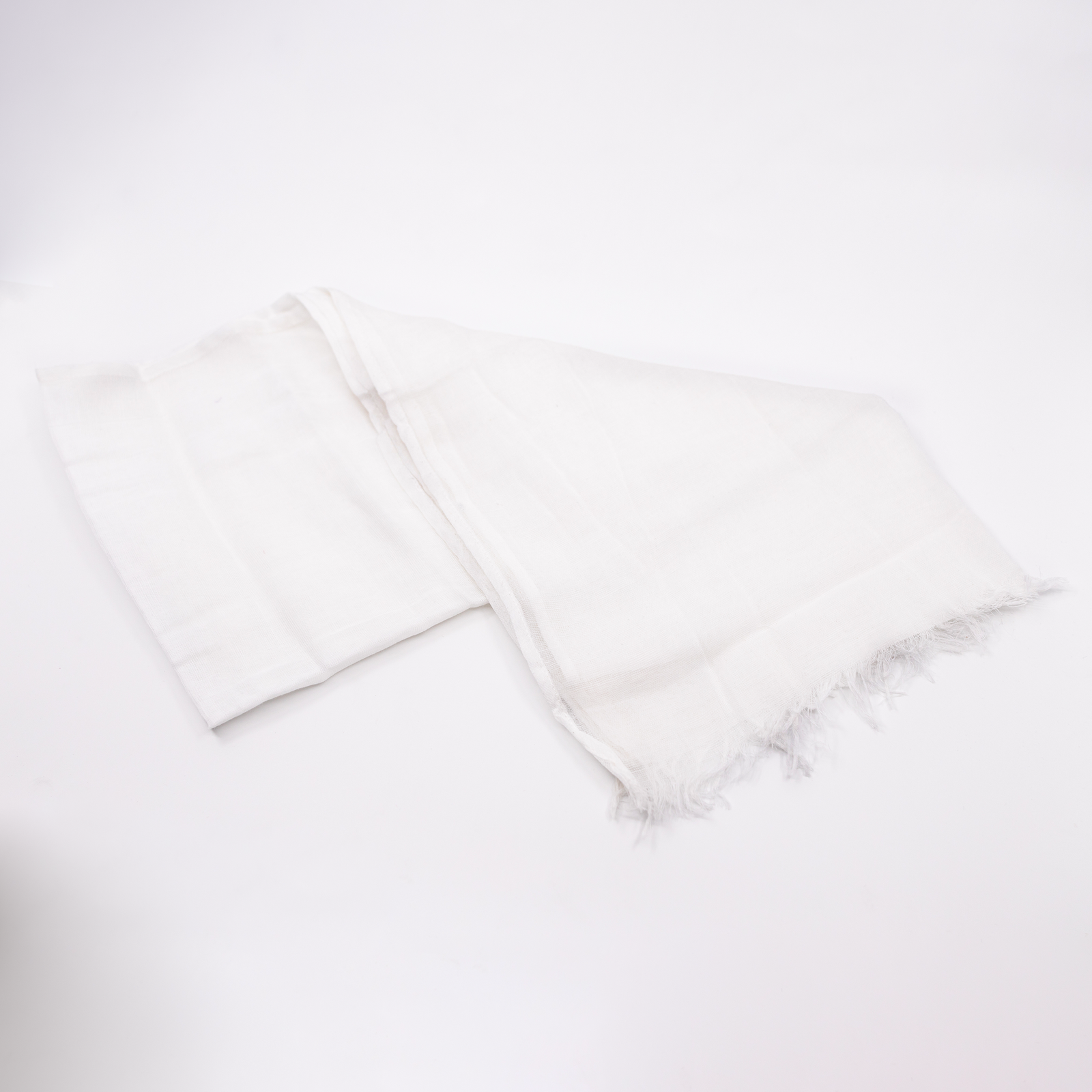 Bodh Gaya Hand-Loomed White Khataks